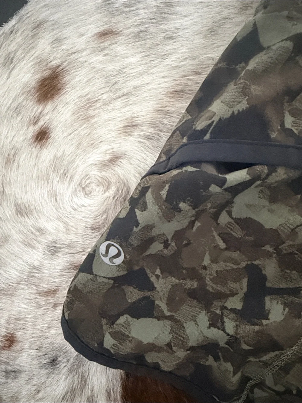 lululemon athletica Olive Green Camo Running Shorts